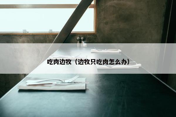 吃肉边牧（边牧只吃肉怎么办）