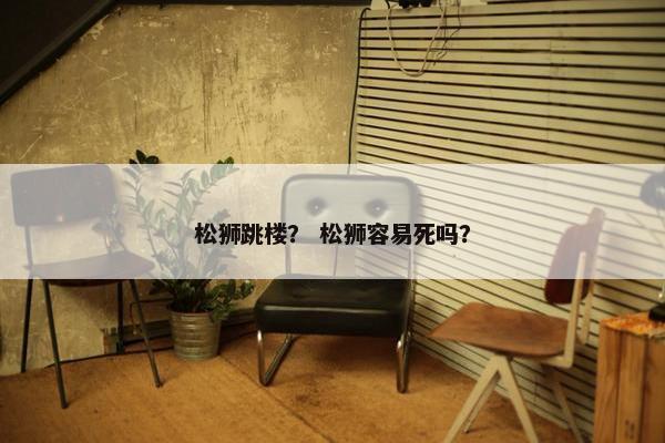松狮跳楼？ 松狮容易死吗？