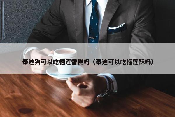泰迪狗可以吃榴莲雪糕吗（泰迪可以吃榴莲酥吗）