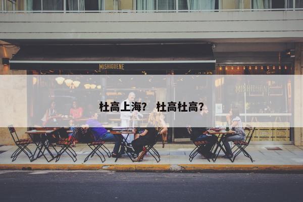 杜高上海？ 杜高杜高？