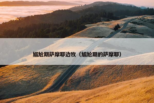 尴尬期萨摩耶边牧（尴尬期的萨摩耶）