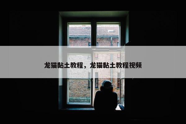 龙猫黏土教程，龙猫黏土教程视频