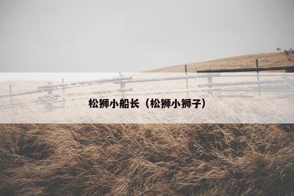 松狮小船长（松狮小狮子）