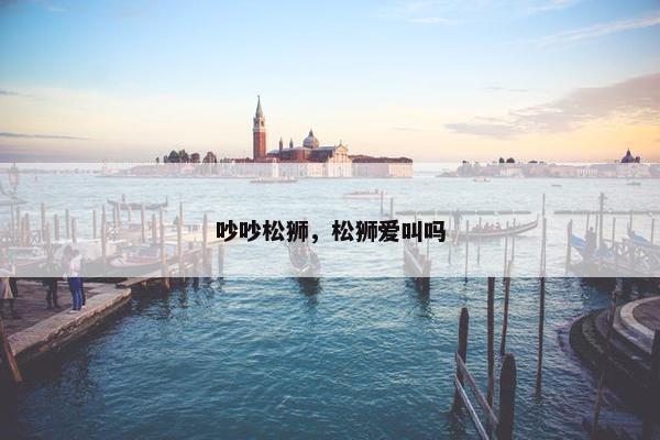 吵吵松狮，松狮爱叫吗