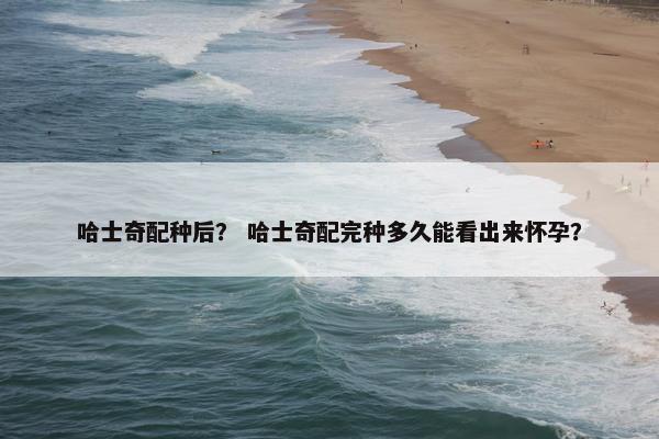 哈士奇配种后？ 哈士奇配完种多久能看出来怀孕？