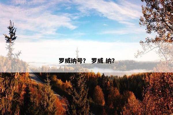 罗威纳号？ 罗威 纳？