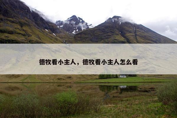 德牧看小主人，德牧看小主人怎么看