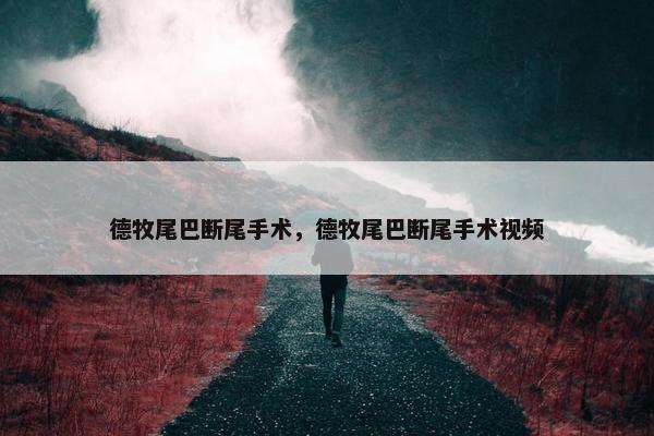 德牧尾巴断尾手术，德牧尾巴断尾手术视频