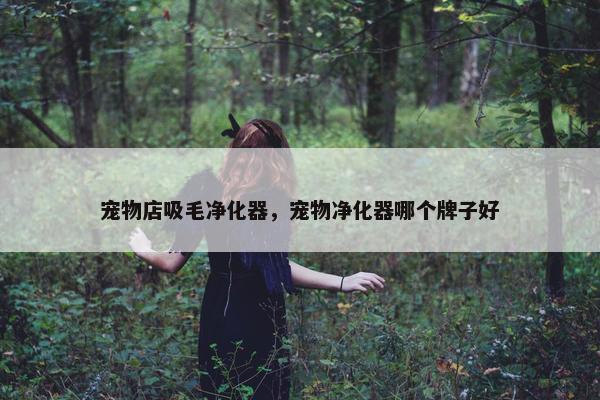 宠物店吸毛净化器，宠物净化器哪个牌子好