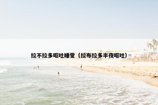拉不拉多呕吐睡觉（拉布拉多半夜呕吐）