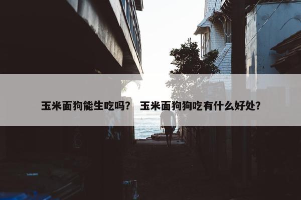 玉米面狗能生吃吗？ 玉米面狗狗吃有什么好处？