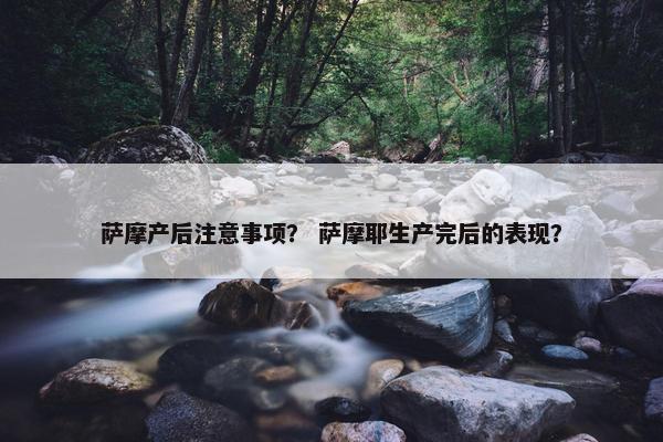 萨摩产后注意事项？ 萨摩耶生产完后的表现？