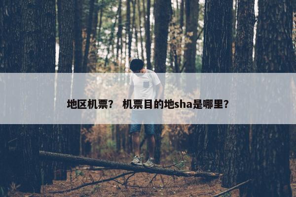 地区机票？ 机票目的地sha是哪里？
