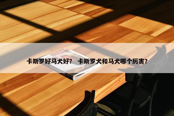 卡斯罗好马犬好？ 卡斯罗犬和马犬哪个厉害？