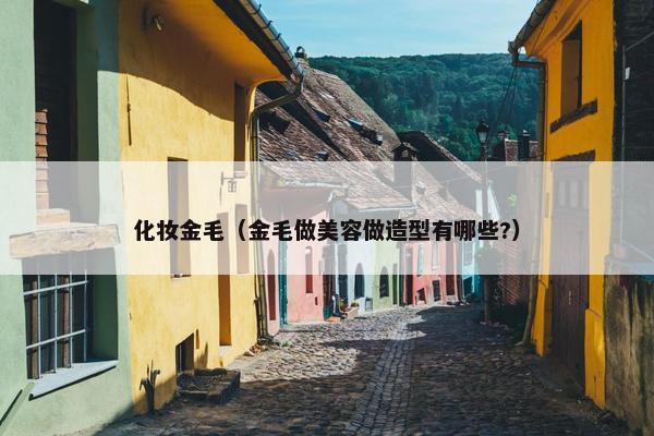化妆金毛（金毛做美容做造型有哪些?）