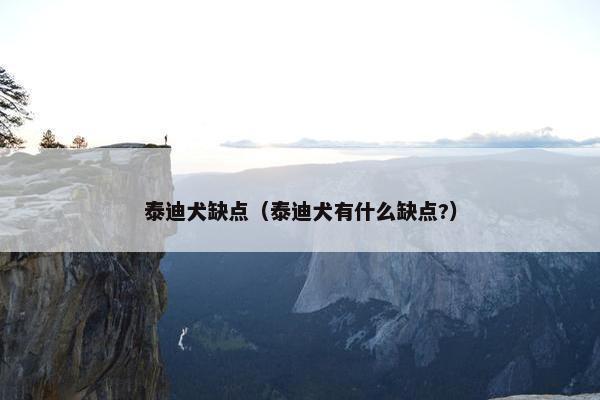 泰迪犬缺点（泰迪犬有什么缺点?）