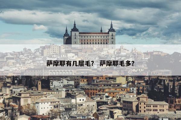 萨摩耶有几层毛？ 萨摩耶毛多？