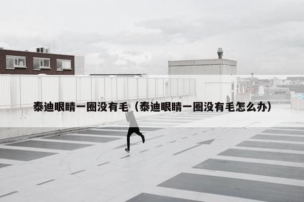 泰迪眼睛一圈没有毛（泰迪眼睛一圈没有毛怎么办）