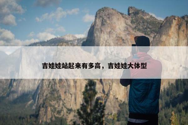 吉娃娃站起来有多高，吉娃娃大体型