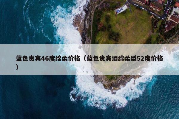 蓝色贵宾46度绵柔价格（蓝色贵宾酒绵柔型52度价格）