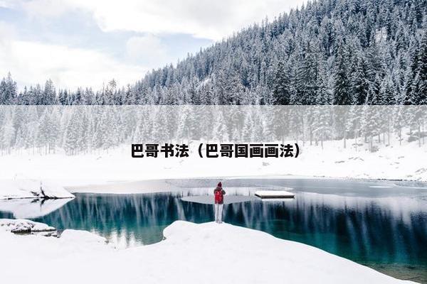 巴哥书法（巴哥国画画法）