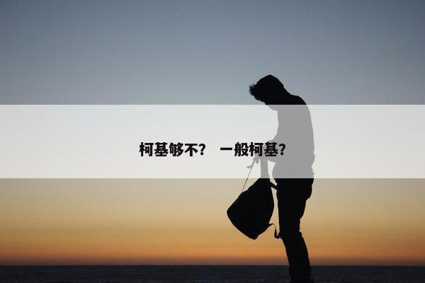 柯基够不？ 一般柯基？