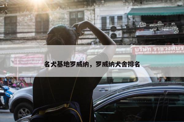 名犬基地罗威纳，罗威纳犬舍排名