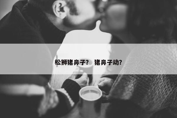 松狮猪鼻子？ 猪鼻子动？