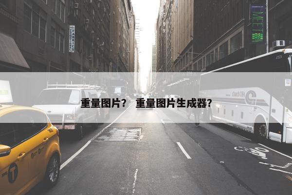 重量图片？ 重量图片生成器？