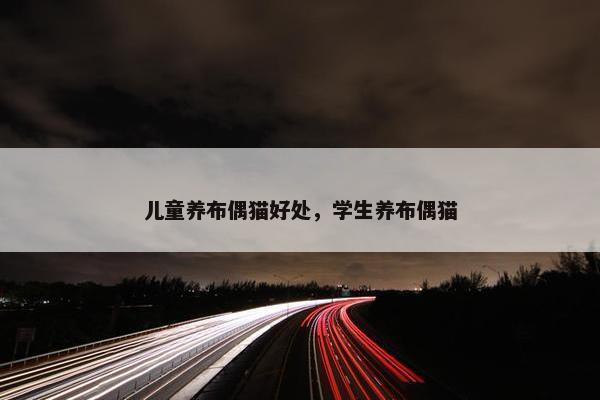 儿童养布偶猫好处，学生养布偶猫