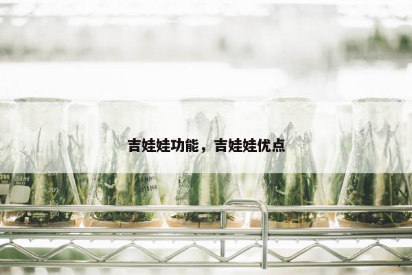 吉娃娃功能，吉娃娃优点