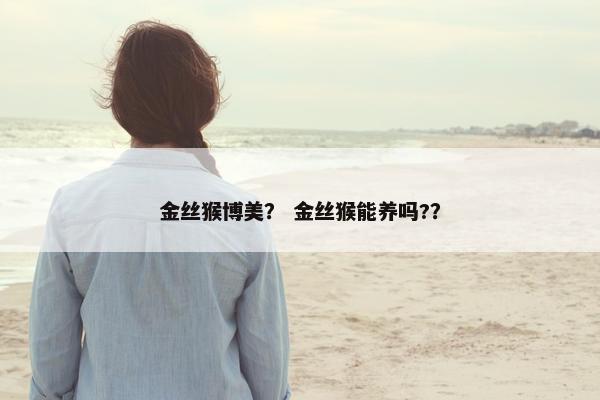 金丝猴博美？ 金丝猴能养吗?？