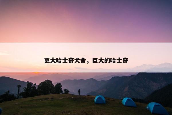 更大哈士奇犬舍，巨大的哈士奇