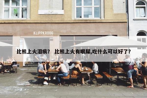 比熊上火泪痕？ 比熊上火有眼屎,吃什么可以好了？