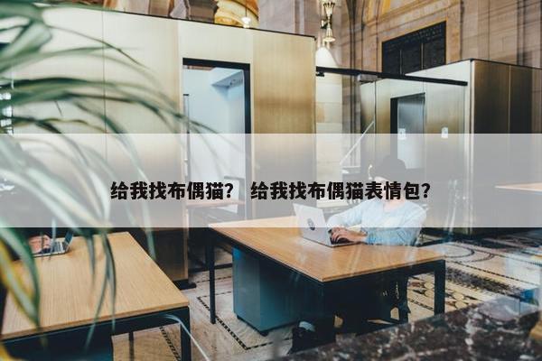 给我找布偶猫？ 给我找布偶猫表情包？