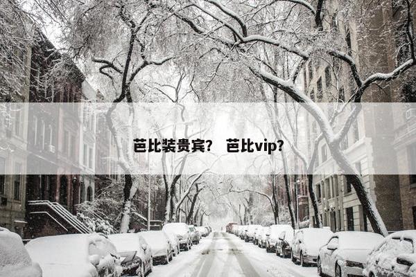 芭比装贵宾？ 芭比vip？