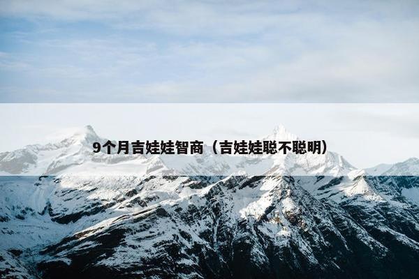 9个月吉娃娃智商（吉娃娃聪不聪明）