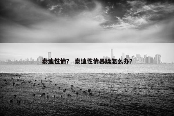 泰迪性情？ 泰迪性情暴躁怎么办？