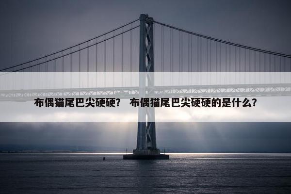 布偶猫尾巴尖硬硬？ 布偶猫尾巴尖硬硬的是什么？