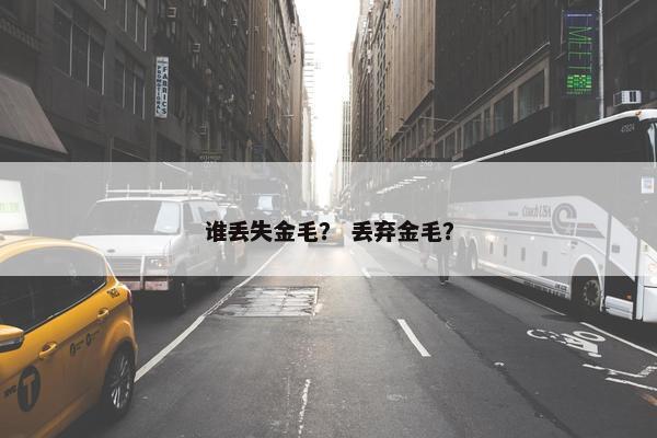 谁丢失金毛？ 丢弃金毛？