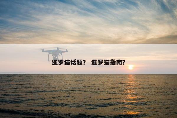 暹罗猫话题？ 暹罗猫指南？