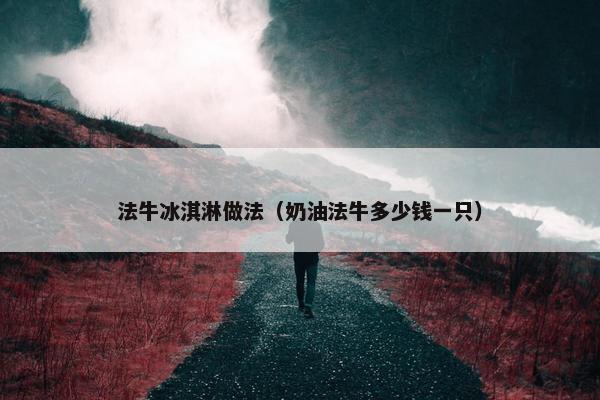 法牛冰淇淋做法（奶油法牛多少钱一只）