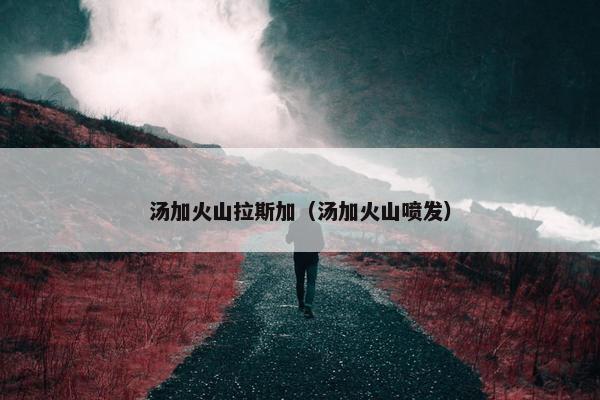 汤加火山拉斯加（汤加火山喷发）