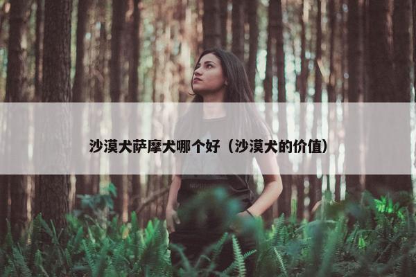 沙漠犬萨摩犬哪个好（沙漠犬的价值）
