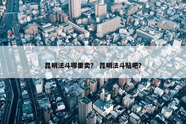 昆明法斗哪里卖？ 昆明法斗贴吧？