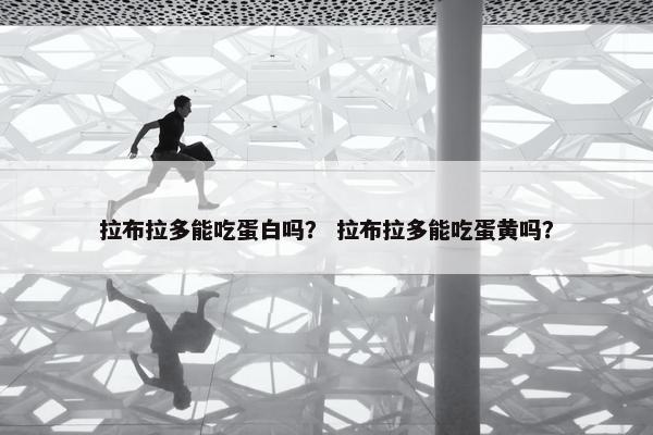 拉布拉多能吃蛋白吗？ 拉布拉多能吃蛋黄吗？