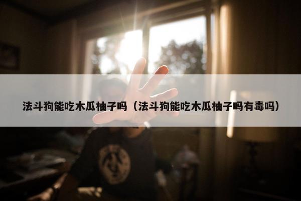 法斗狗能吃木瓜柚子吗（法斗狗能吃木瓜柚子吗有毒吗）