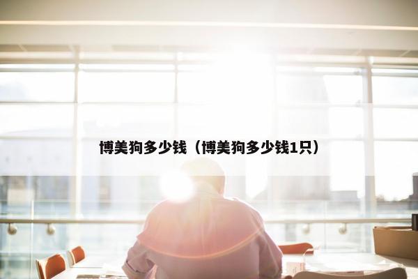 博美狗多少钱（博美狗多少钱1只）