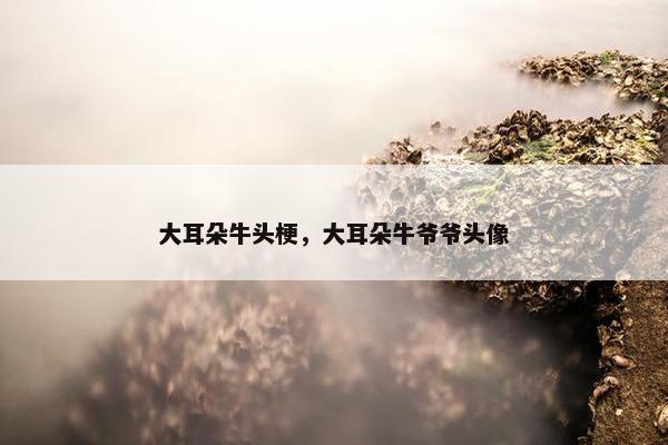 大耳朵牛头梗，大耳朵牛爷爷头像