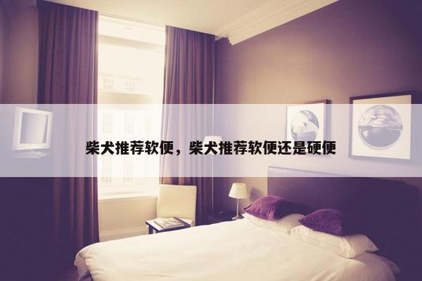 柴犬推荐软便，柴犬推荐软便还是硬便